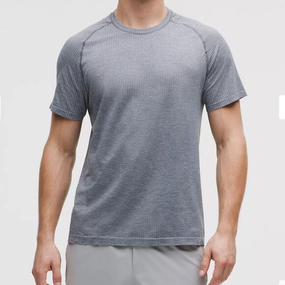 Lululemon Metal Vent Tech Dark Solar Gray Athletic T-shirt men’s size XL - Picture 1 of 9